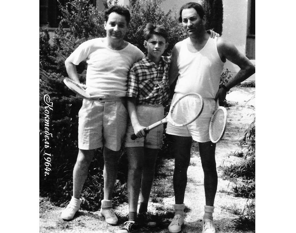 With uncle Yuri and father Boris in Koktebel, 1964 Personal archive of Leonid Boguslavsky