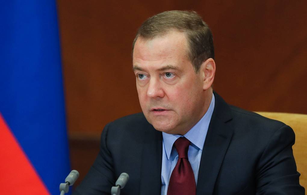 Deputy Chairman of the Security Council of the Russian Federation Dmitry Medvedev Ekaterina Shtukina/POOL/TASS